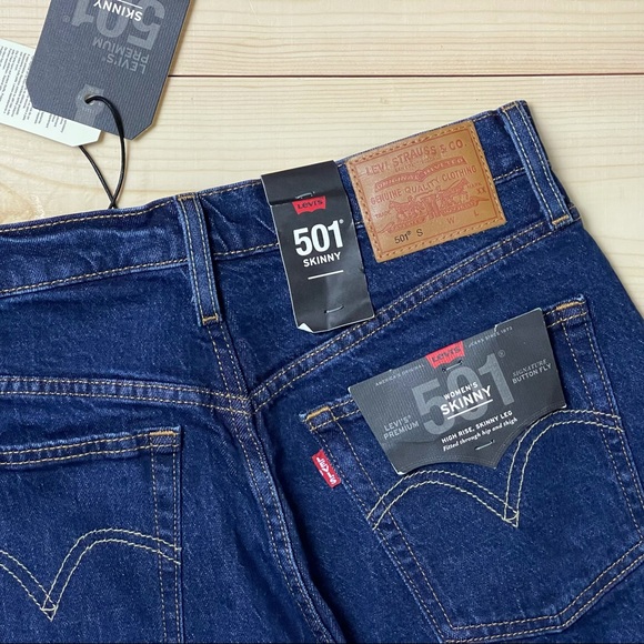 Levi’s 501 Skinny Jean Ultra High Rise Life’s Work - Picture 9 of 16